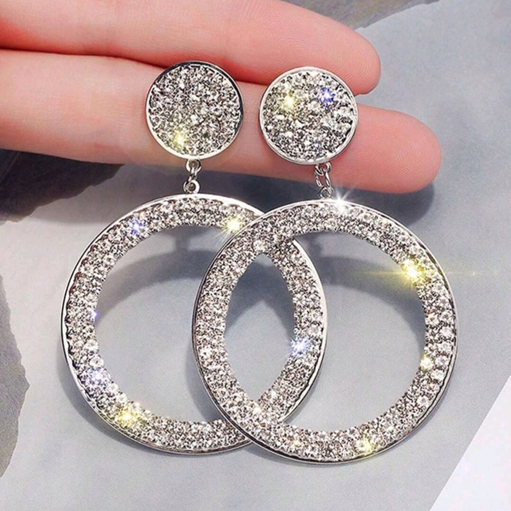 Elegant Silver Dangle Earrings